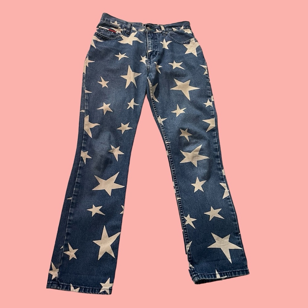 Rare Vintage Tommy Hilfiger Star Jeans